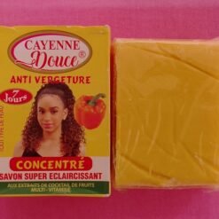 Savon super éclaircissant conentré CAYENNE DOUCE anti vergeture aux extraits de cocktail de fruits multi-vitamine