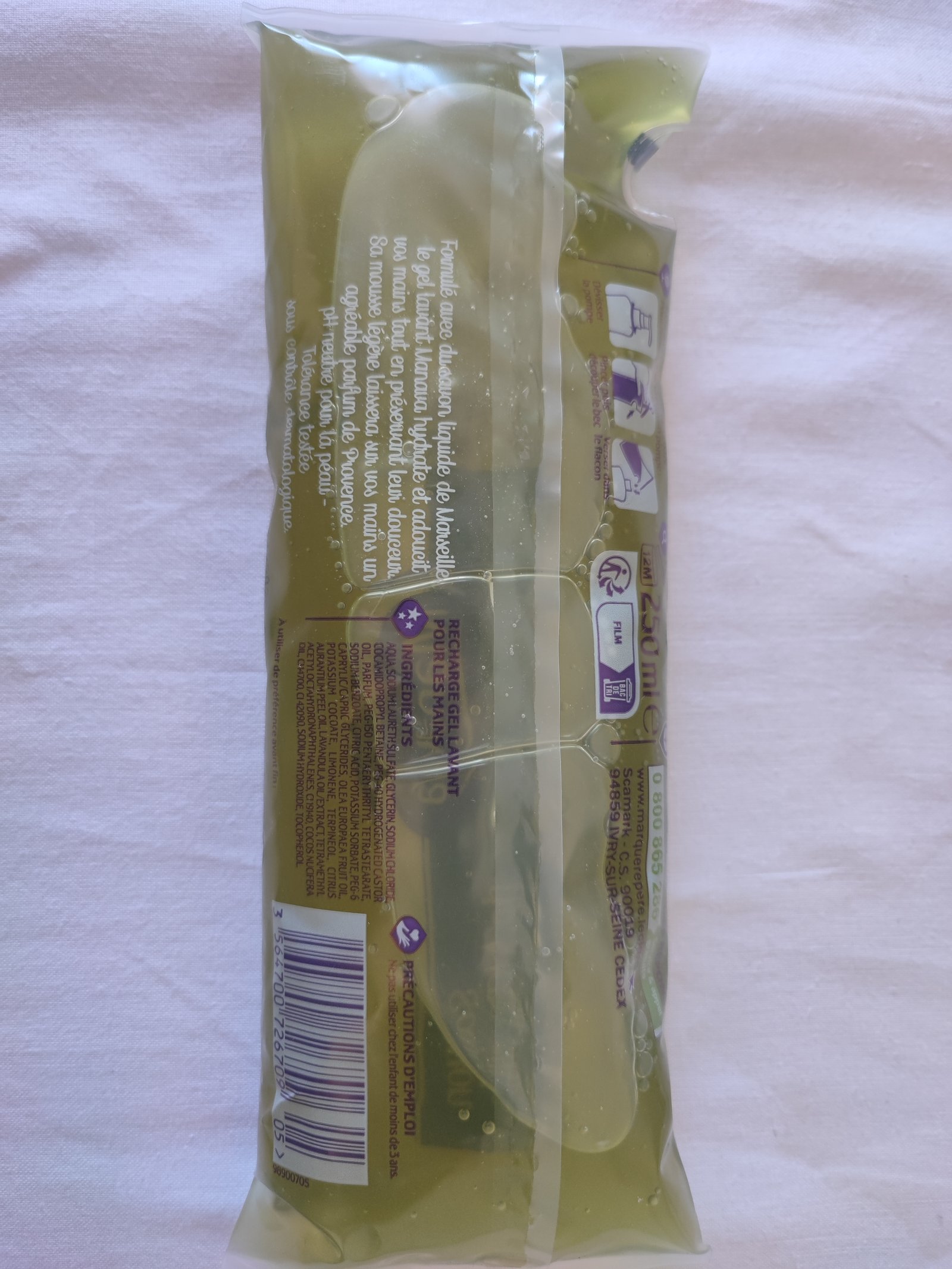 Gel Lavant Huile d'Olive et Savon de Marseille – Image 3