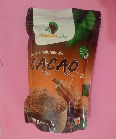 Poudre naturelle de cacao TANALEX Bio 100% pure
