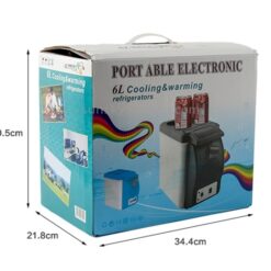Alternative view of Réfrigérateur multifonction portable de refroidissement et de réchauffement, capacité 6L