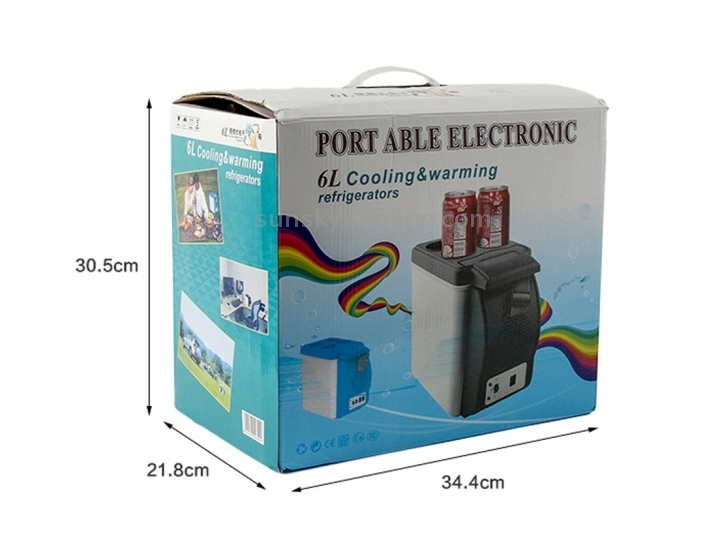 Réfrigérateur multifonction portable de refroidissement et de réchauffement, capacité 6L – Image 2