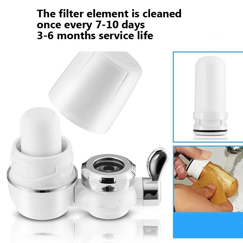 Filtre d'épurateur d'eau d'accessoires de robinet 4 PCS, spécification: filtre en céramique – Image 4