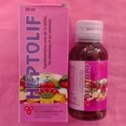 Sirop cyproheptadine avec de la lysine, les vitamines et les minerais HEPTOLIF