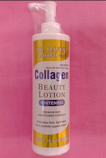 Lotion de beauté éclaircissant DR.DAVEY naturel Q10 extra 100% pure collagène