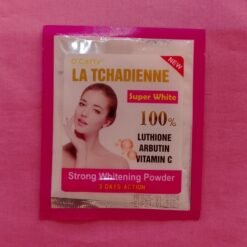 Poudre blanchissante puissante action 3 jours O'CARLY LA TCHADIENNE super white100% luthione arbutin et vitamin C
