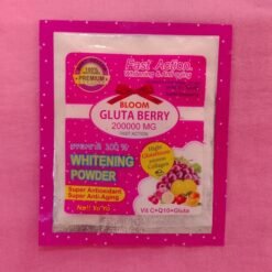 Poudre blanchissante 100% naturelle action rapide GLUTA BEERY 200000mg super antioxydant, anti-âge