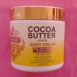 Crème corporelle éclaircissant et estompant la peau au beurre de cacao et au citron ROUSHUN