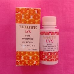 Huile extra blanchissante  WHITE LYS  riche en vitamine C et E