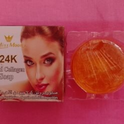 Savon éclaircisant at anti-âge à base de collagène et 24K gold MISS MOON