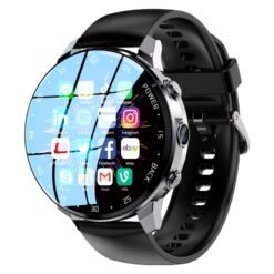 A3 1,43 pouces IP67 étanche 4G Android 8.1 Montre intelligente prenant en charge la reconnaissance faciale / GPS, Spécifications : 4G + 128G (Noir)