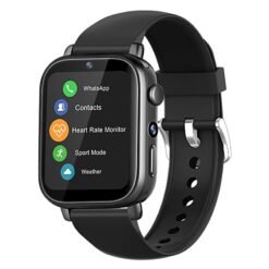 UNIWA X1S 1,9 pouces IP67 étanche 4G Android 8.1 double caméras montre intelligente prise en charge de la mesure de la température, spécification : 2G + 16G (noir)