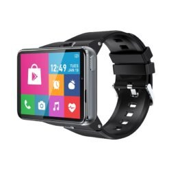 UNIWA DM200, 4 Go + 64 Go, montre intelligente Android 9.0 de 2,88 pouces, MT6761 Quad Core, réseau: 4G (noir)