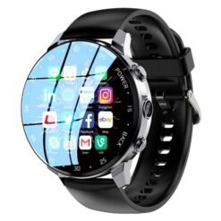 A3 1,43 pouces IP67 étanche 4G Android 8.1 Montre intelligente prenant en charge la reconnaissance faciale / GPS, Spécifications : 4G + 128G