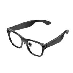 Lunettes intelligentes S336, reconnaissance d'objets IA, conversations IA et appels vocaux (noir)
