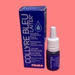 Collyre bleu gouttes pour les yeux LAITER