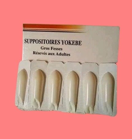 Suppositoire YOKEBE pour grosses fesses