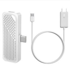 Émetteur et récepteur HDMI sans fil pour iPhone/ordinateur portable/PC/TV/Box/projecteur (blanc)