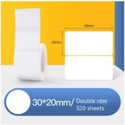Papier d'étiquettes thermiques autocollantes pour immobilisations, produits alimentaires, vêtements, prix, compatibles avec NIIMBOT B11 / B3S