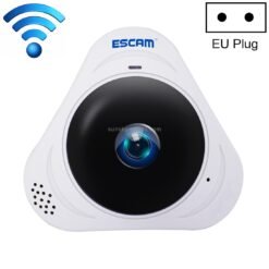 Escam Q8 960P 360P 360 degrés Fisheye lentille 1.3mp wifi Caméra IP détection de mouvement de suppo
