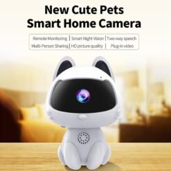 Alternative view of Caméra domestique intelligente K9 Cute Pets prise en charge de la vision nocturne et de la détectio