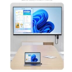 Alternative view of Émetteur et récepteur HDMI sans fil pour iPhone/ordinateur portable/PC/TV/Box/projecteur (blanc)