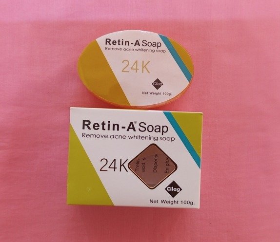 Savon blanchissant pour éliminer l'acné RETIN-A 24K