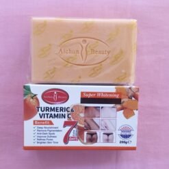 Savon essentiel super blanchissant aux curcuma et vitaminc 7 jours AICHUN BEAUTY