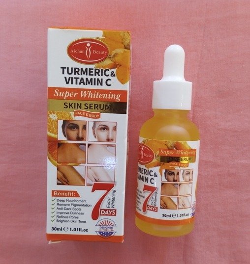 Serum super éclaircissant aux tumeric et vitamin C AICHUN BEAUTY 7 days