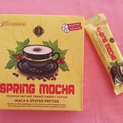 Poudre de café prémélangée avec extrait de maca et peptide d'huître SPRING MOCHA sans sucre