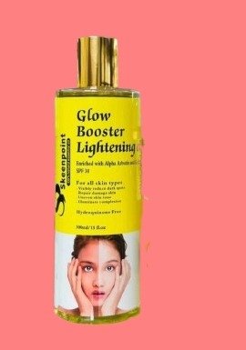 Huile éclaircissante Glow Booster SKEENPOINT enrichie à l'alpha arbutin l'acide kojique