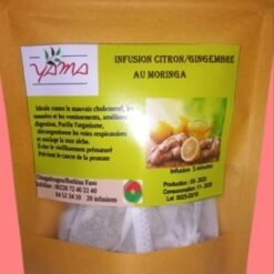 Infusion YAMA au citron gingembre moringa