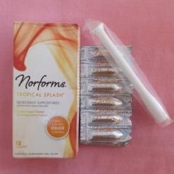 Suppositoire déodorants féminins  NORFORMS contrôle des odeurs longue durée