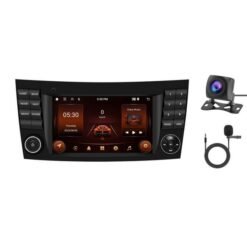 Autoradio Bluetooth 2 + 64G Ecran horizontal 7 pouces CarPlay commande centrale intégrée pour Mercedes-Benz W211, E200, E220, CLS350, CLS500 Spécifications : standard, AHD, microphone