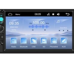 Lecteur MP5 filaire CarPlay double USB 7 pouces, Bluetooth, grand écran, commande centrale de voiture, spécifications : standard