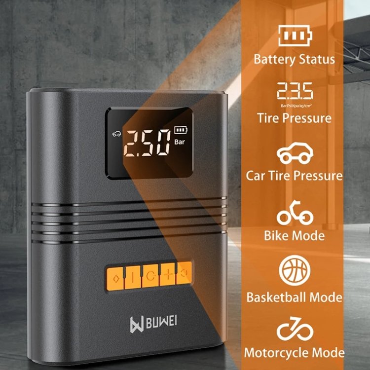 Machine intégrée multifonctionnelle de pompe à air d'alimentation d'énergie de démarrage d'urgence de voiture de D7L 8800mAh – Image 5
