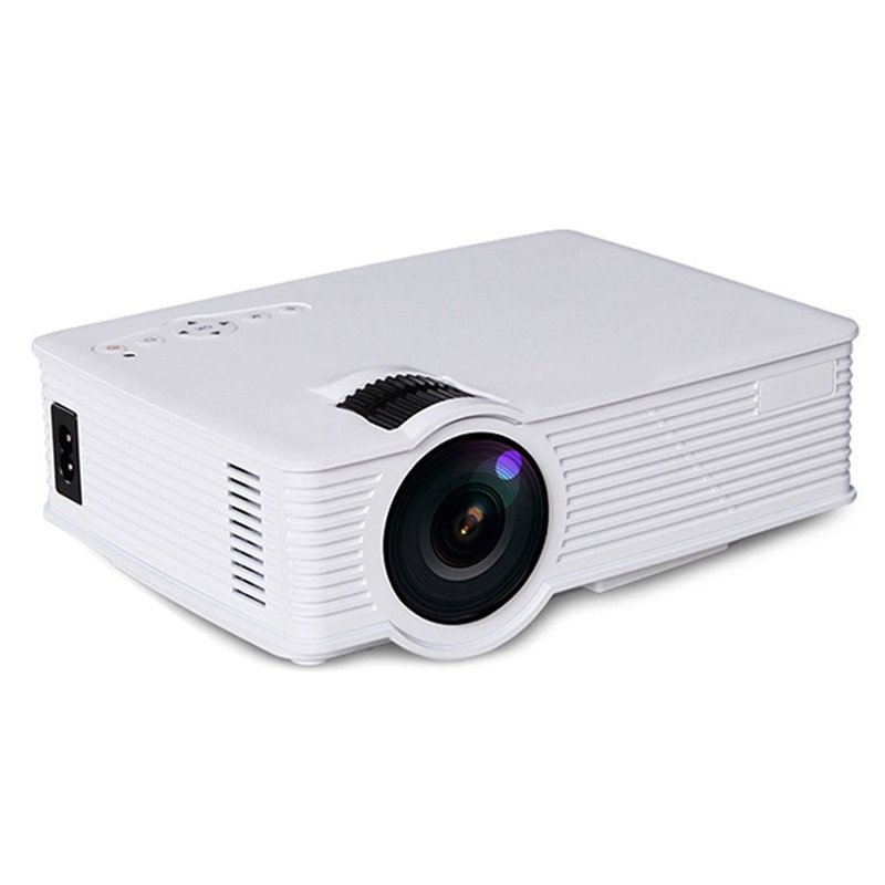 LY-40 1800 LUMENS 1280 x 800 Projecteur LED de théâtre domestique avec télécommande, plug (blanc)