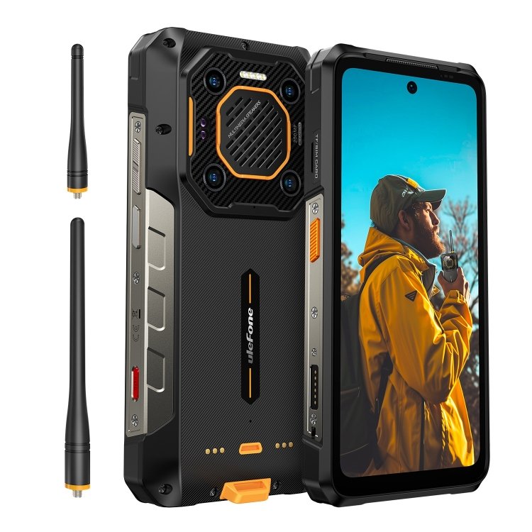 Téléphone robuste Ulefone Armor 26 Ultra version talkie-walkie, 12 Go + 512 Go, 6,78 pouces Android 13 MediaTek Dimensity 8020 Octa Core, réseau… – Image 2