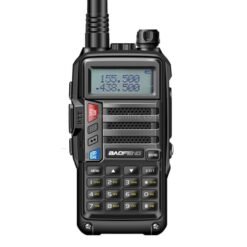 Alternative view of Baofeng BF-UV5R Plus S9 FM Interphone Talkie-walkie portable, prise UE (noir)