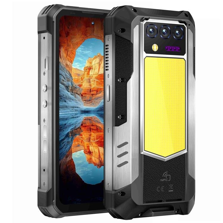 Oukitel WP100 TITAN 5G, téléphone robuste avec projecteur, 12 Go + 512 Go, appareil photo 200 MP, identification par empreinte digitale, Android 15… – Image 2