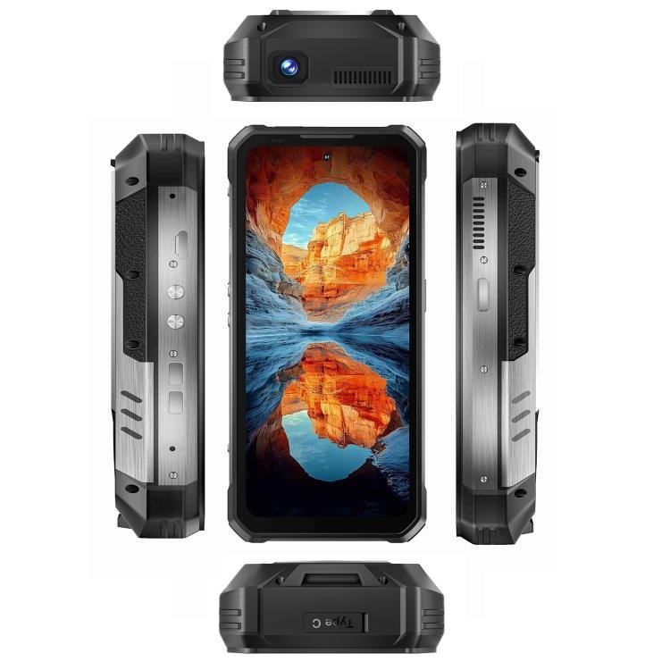 Oukitel WP100 TITAN 5G, téléphone robuste avec projecteur, 12 Go + 512 Go, appareil photo 200 MP, identification par empreinte digitale, Android 15… – Image 3