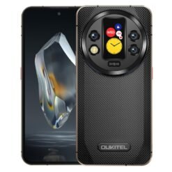 Téléphone robuste Oukitel WP200 Pro 5G, 24 Go + 1 To, écran 6,7 pouces, Android 15.0, MTK Dimensity 8200 Octa-Core, NFC, OTG, réseau 5G (noir