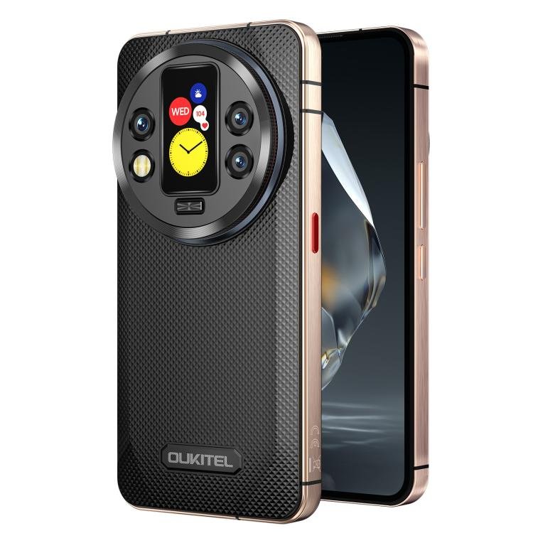 Téléphone robuste Oukitel WP200 Pro 5G, 24 Go + 1 To, écran 6,7 pouces, Android 15.0, MTK Dimensity 8200 Octa-Core, NFC, OTG, réseau 5G (noir – Image 3
