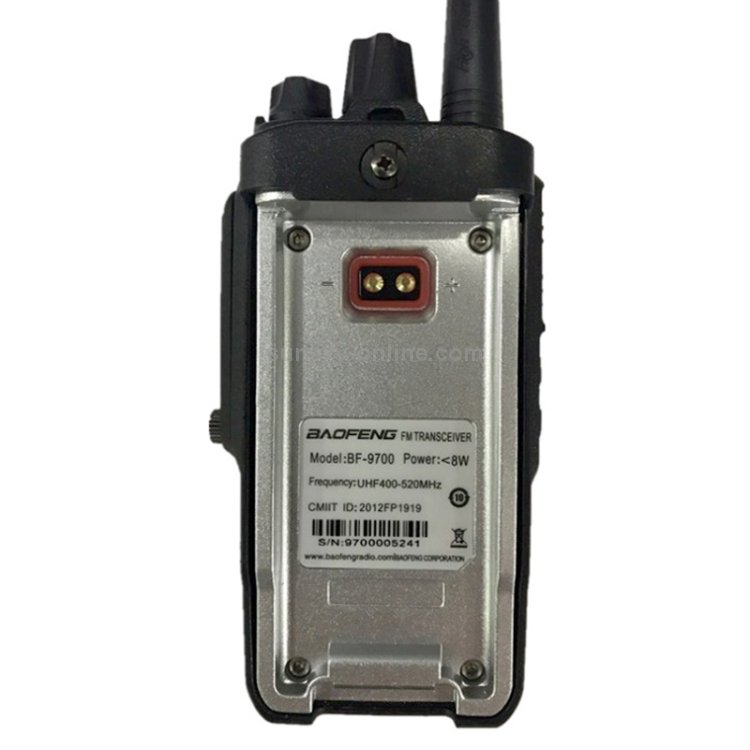 BaoFeng BF-9700 8W Talkie-walkie portable avec fonction de moniteur, prise EU (noir – Image 4