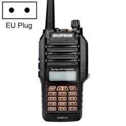 BaoFeng BF-UV9Rplus 8W antenne portable radio double bande étanche talkie-walkie, prise UE