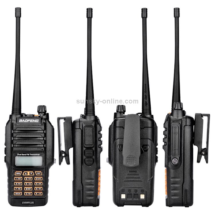 BaoFeng BF-UV9Rplus 8W antenne portable radio double bande étanche talkie-walkie, prise UE – Image 5