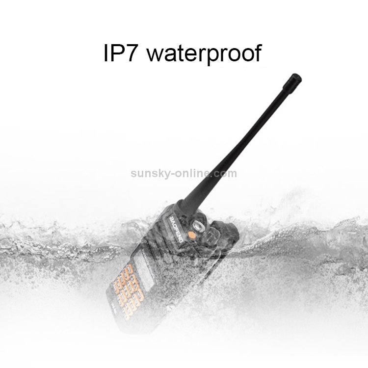 BaoFeng BF-UV9Rplus 8W antenne portable radio double bande étanche talkie-walkie, prise UE – Image 6