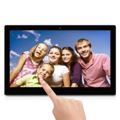 Ordinateur tout-en-un HSD-P514 avec écran tactile LCD 18,5 pouces et support, 4 Go + 32 Go, Android 14 RK3576S Octa Core (noir)