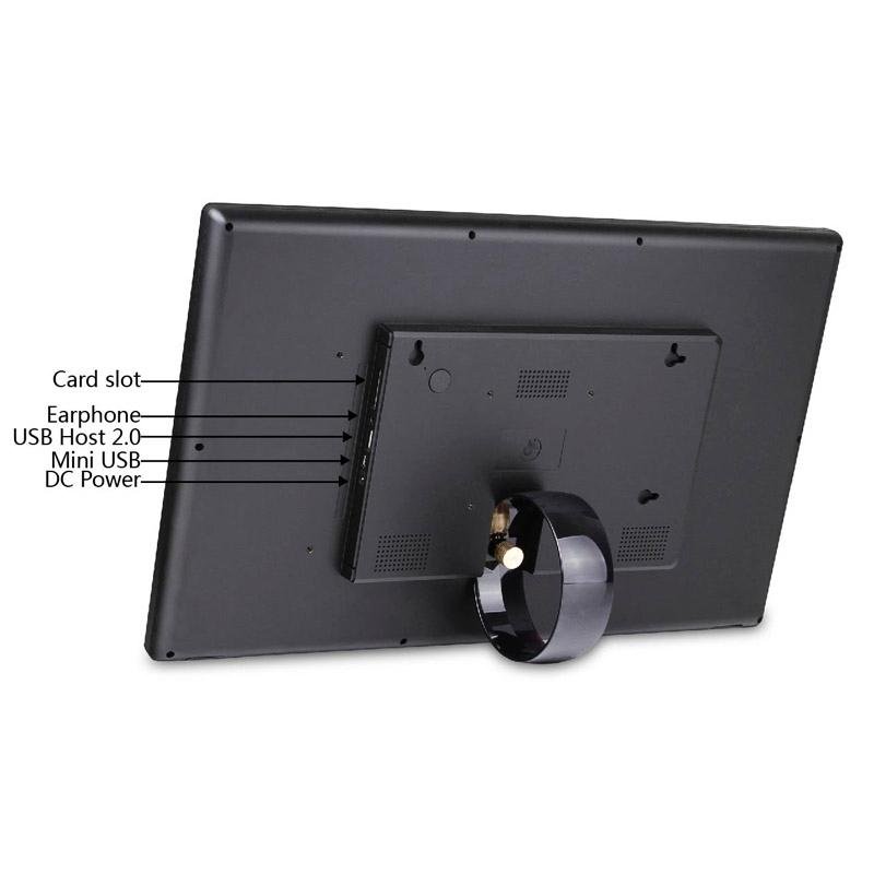 Ordinateur tout-en-un HSD-P514 avec écran tactile LCD 18,5 pouces et support, 4 Go + 32 Go, Android 14 RK3576S Octa Core (noir) – Image 3