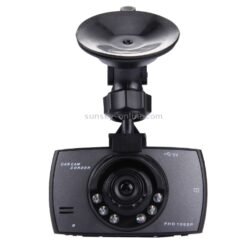 Alternative view of Caméra DVR de voiture 2,7 pouces LCD 480P Caméra 1,3MP Affichage grand angle 120 degrés, prise en charge de la vision nocturne / détection de mouvement / carte TF / capteur G