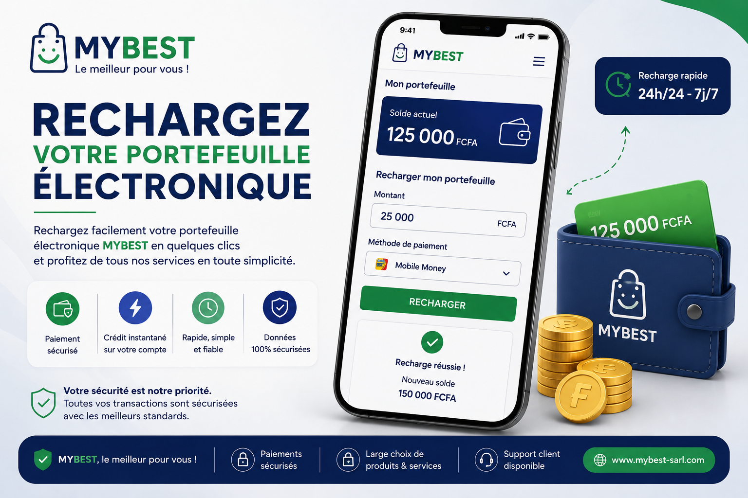 Recharge Portefeuille MYBEST